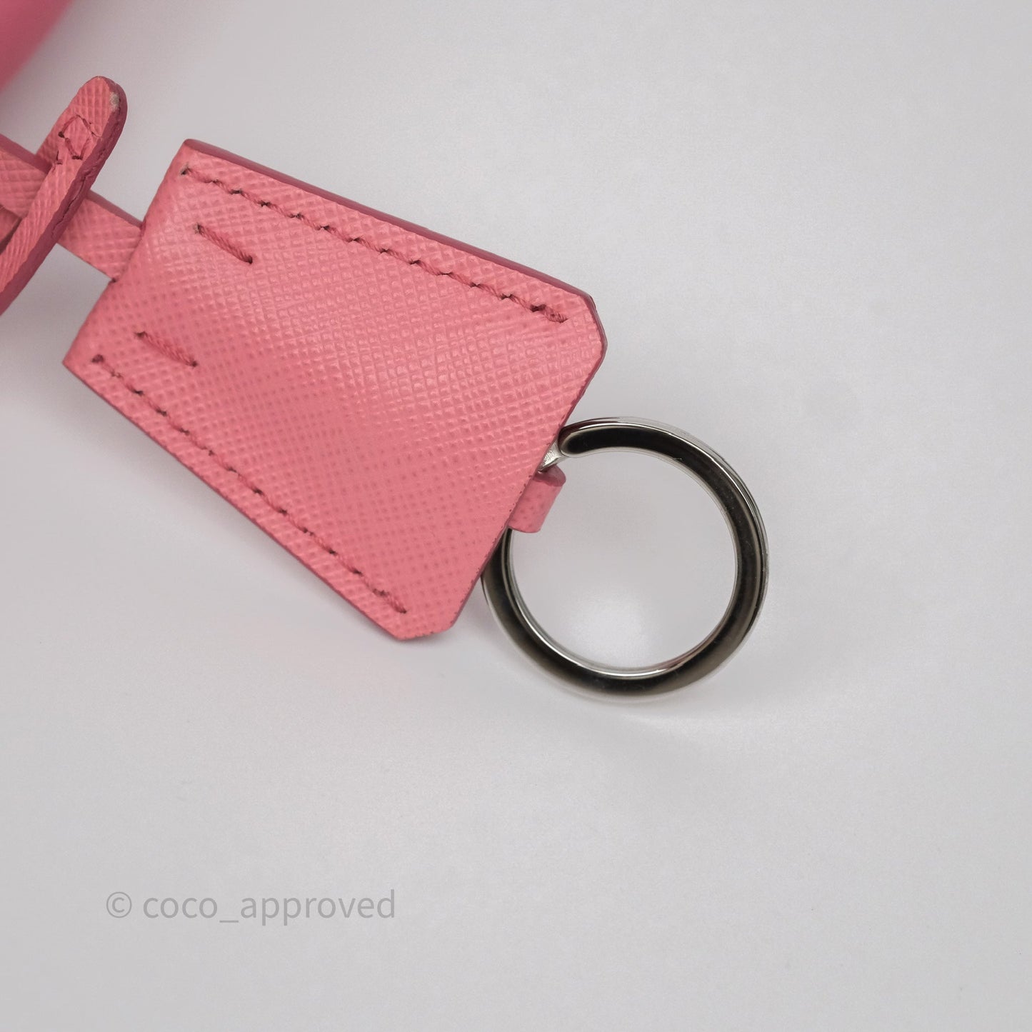 Prada Re-Edition 2005 Nylon Mini Bag Pink Silver Hardware