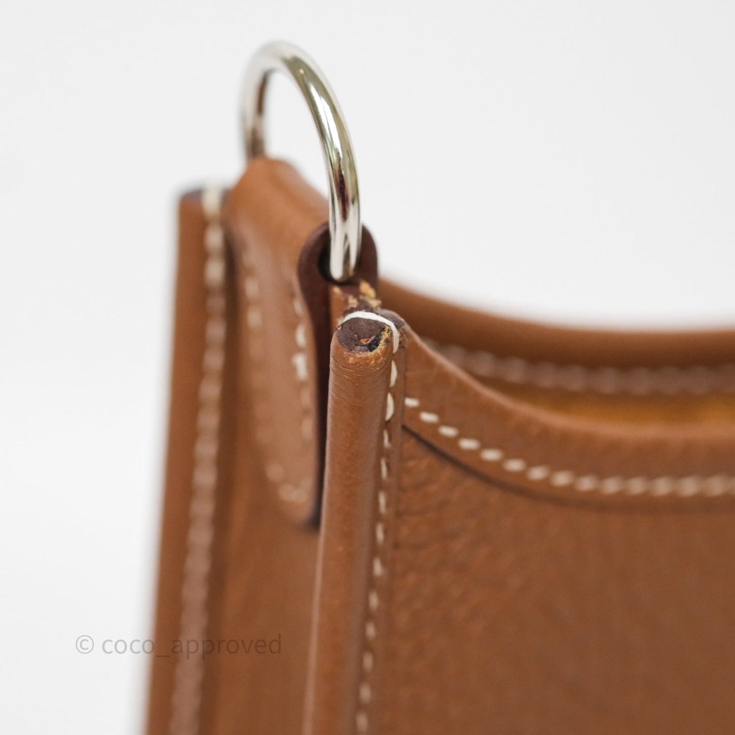 Hermès Mini Evelyne 16 Amazone Gold 37 Clemence Palladium Hardware