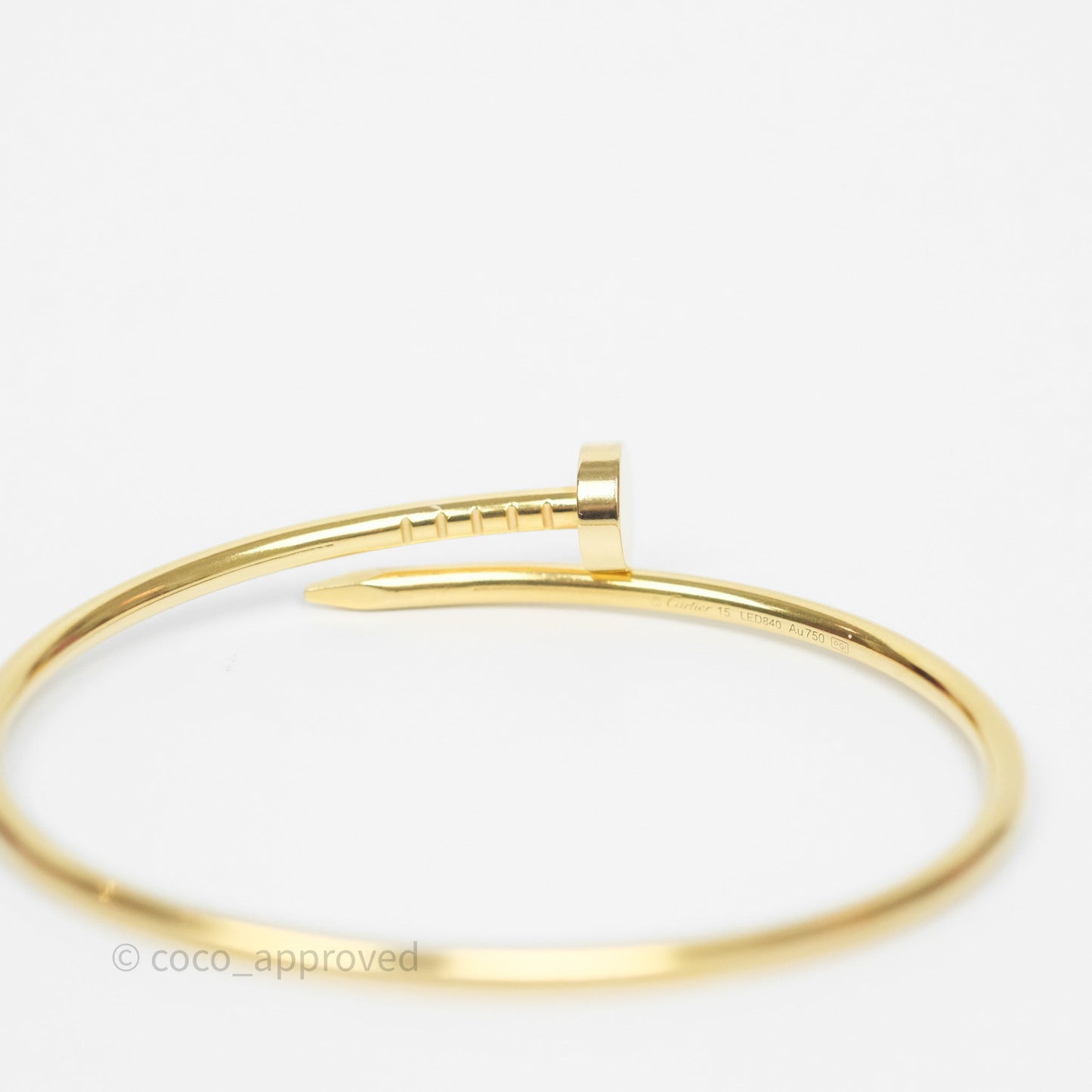 Cartier Small Juste Un Clou Bracelet Yellow Gold