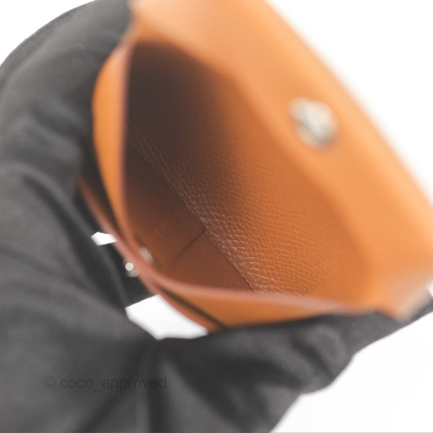 Hermès Bastia Coin Purse Gold Epsom