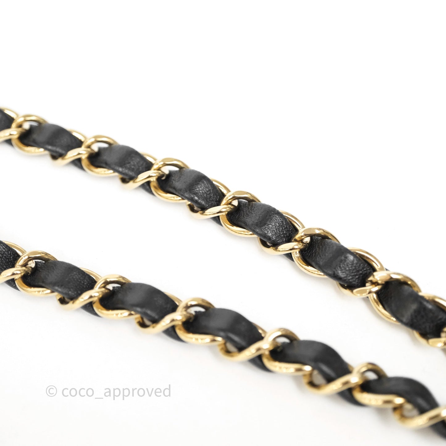 Chanel Mini Square Quilted Black Lambskin Gold Hardware