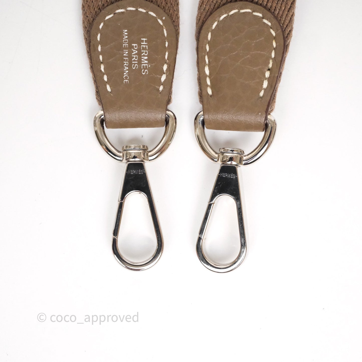 Hermès Mini Evelyne 16 Etoupe Clemence Palladium Hardware