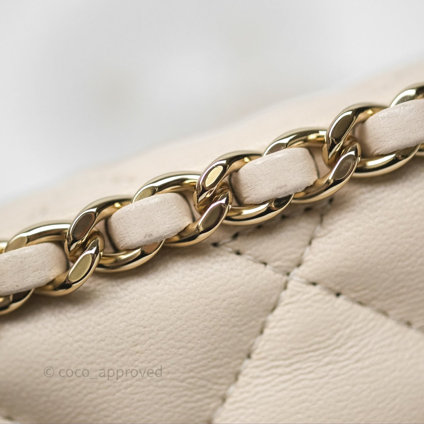 Chanel Small Hobo Bag Light Beige Lambskin Gold Hardware 23P