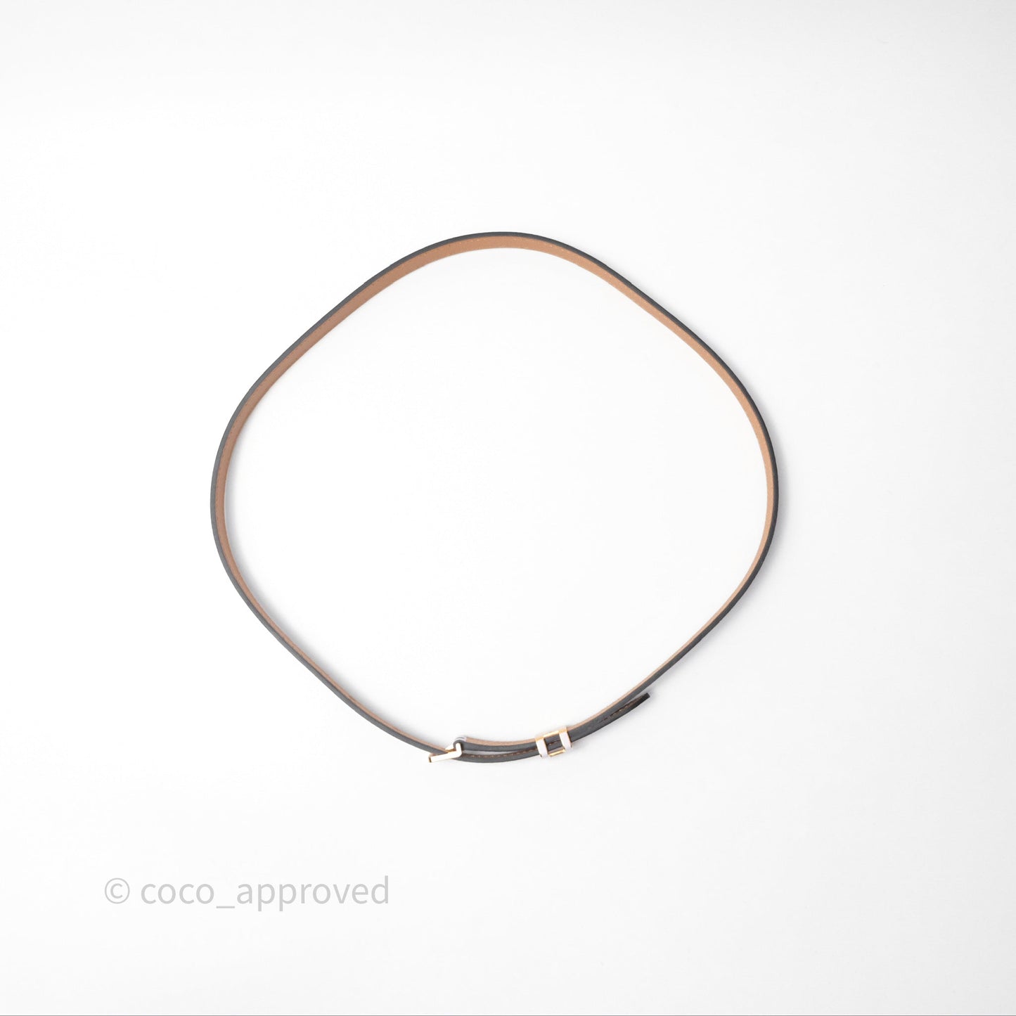 Hermès Pop H 15 Belt Epsom Mauve Pale Rose Gold Hardware