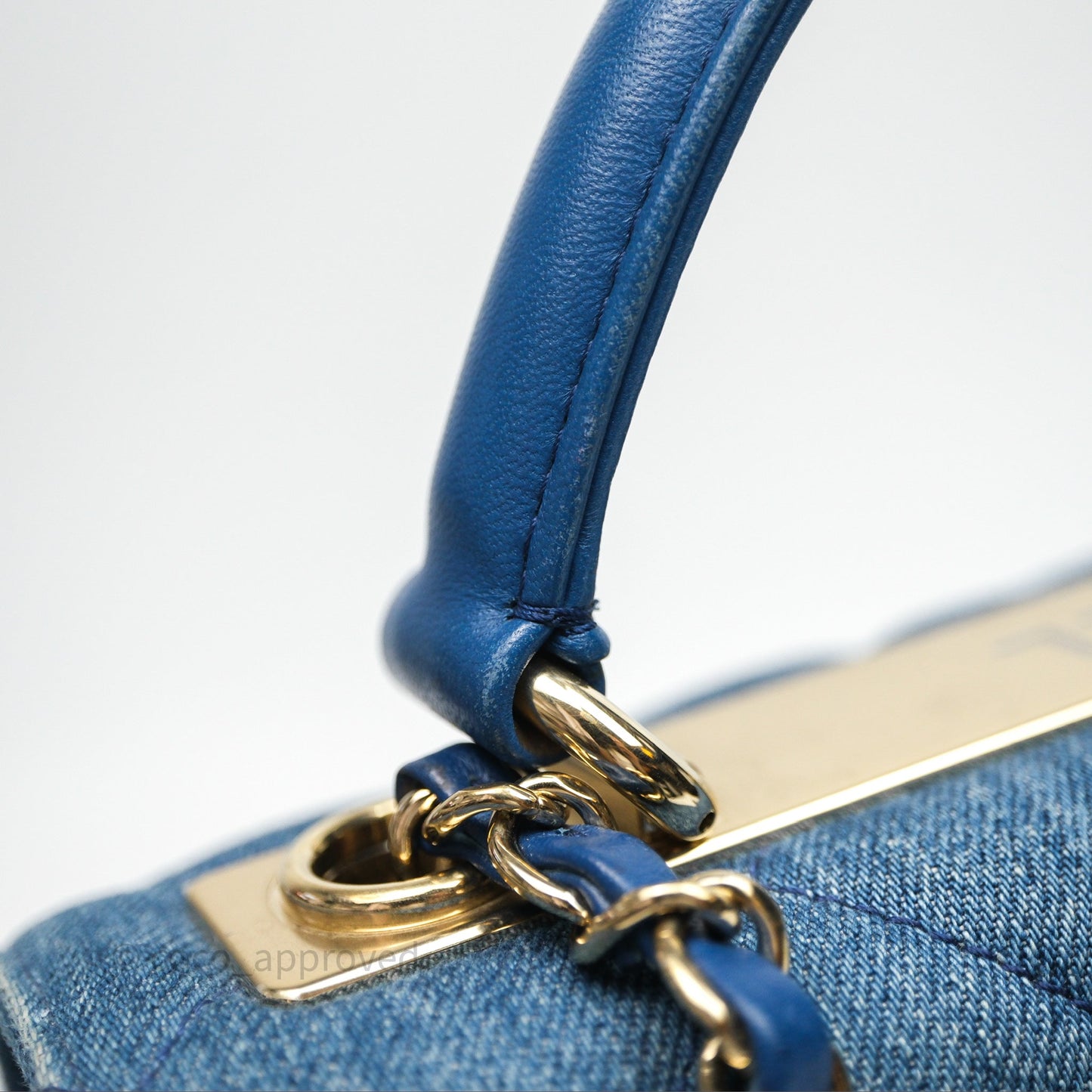 Chanel Small Trendy CC Denim Gold Hardware