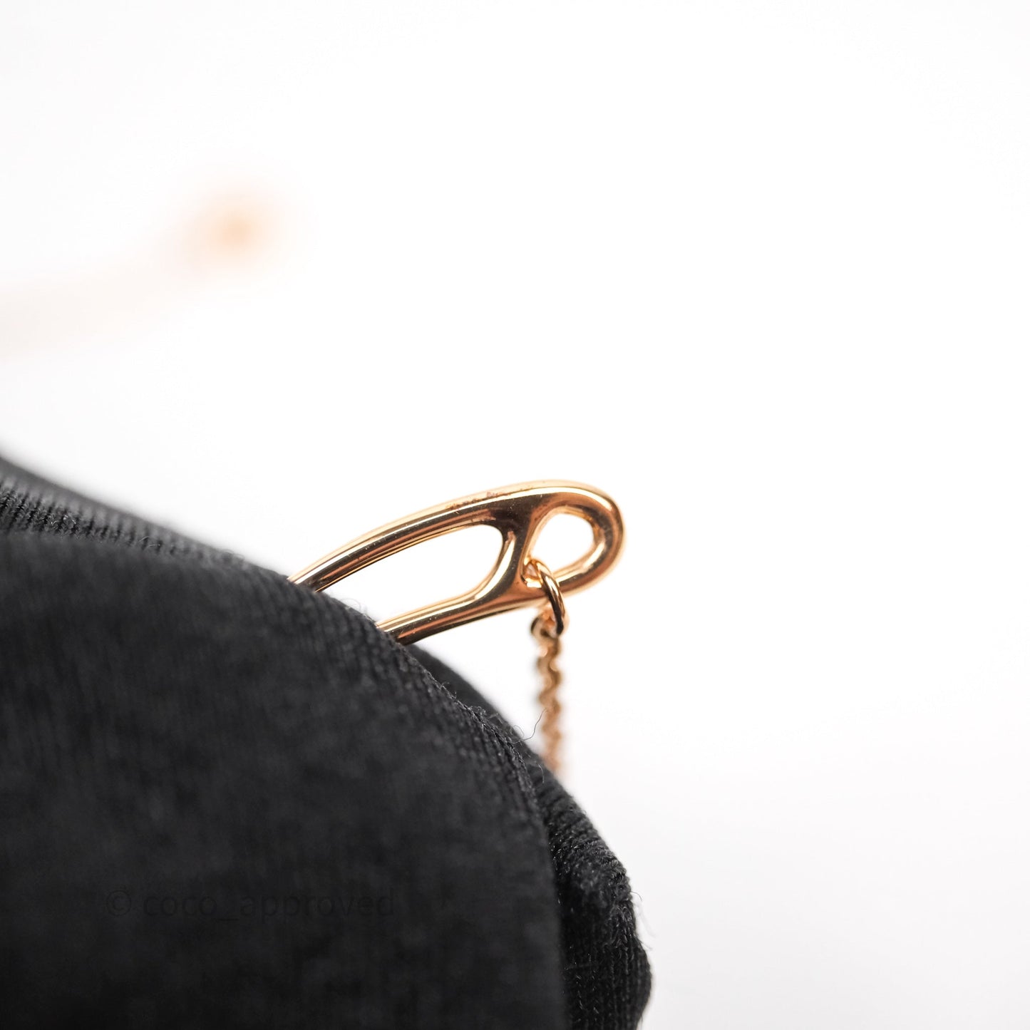 Hermes Chaine d'ancre Mini Punk Earrings Rose Gold