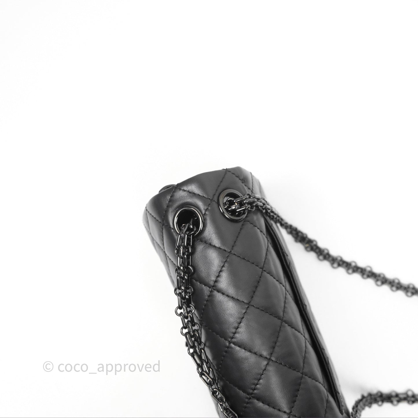 Chanel Quilted Mini Reissue 224 So Black Calfskin