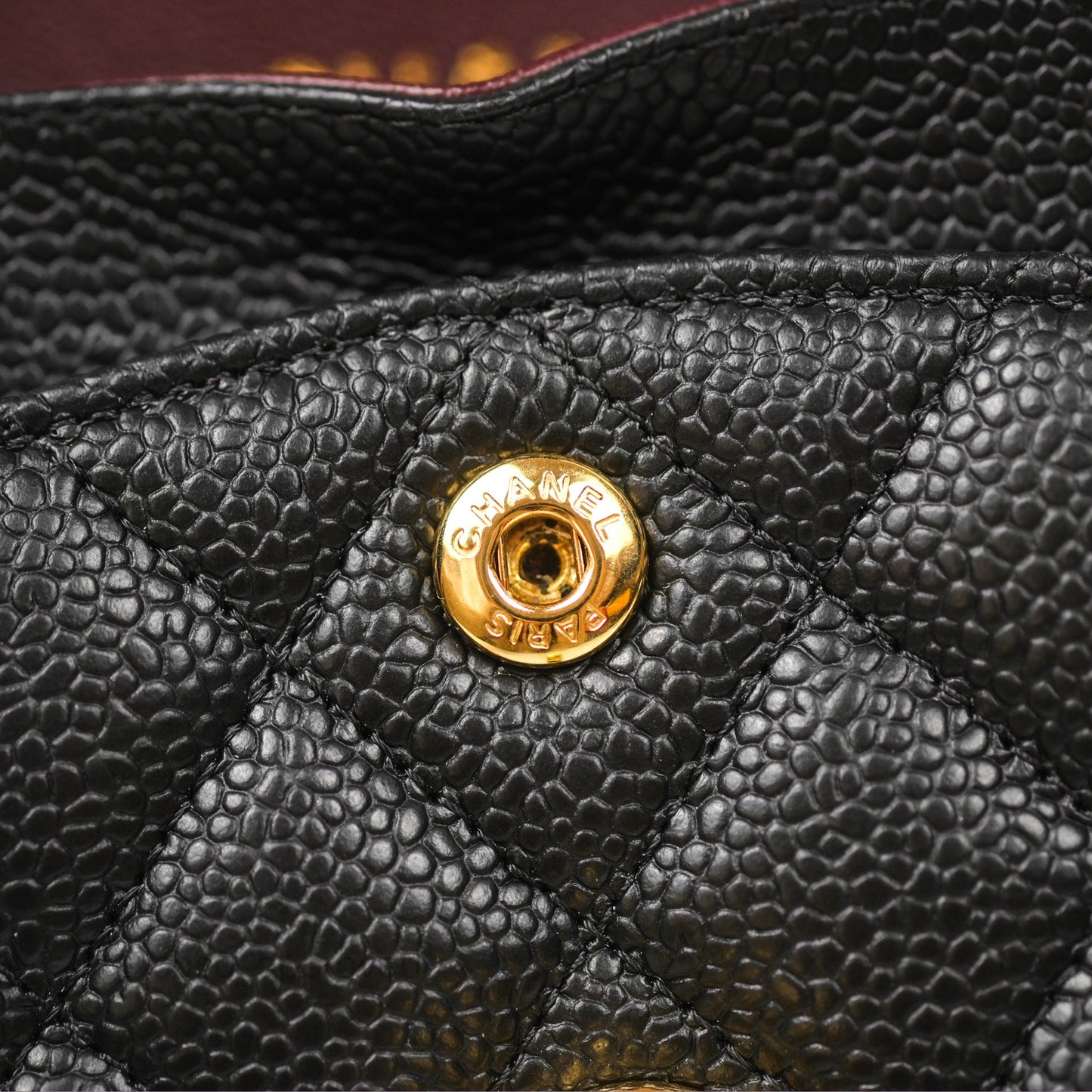 Chanel Classic Small S/M Flap Black Caviar Gold Hardware