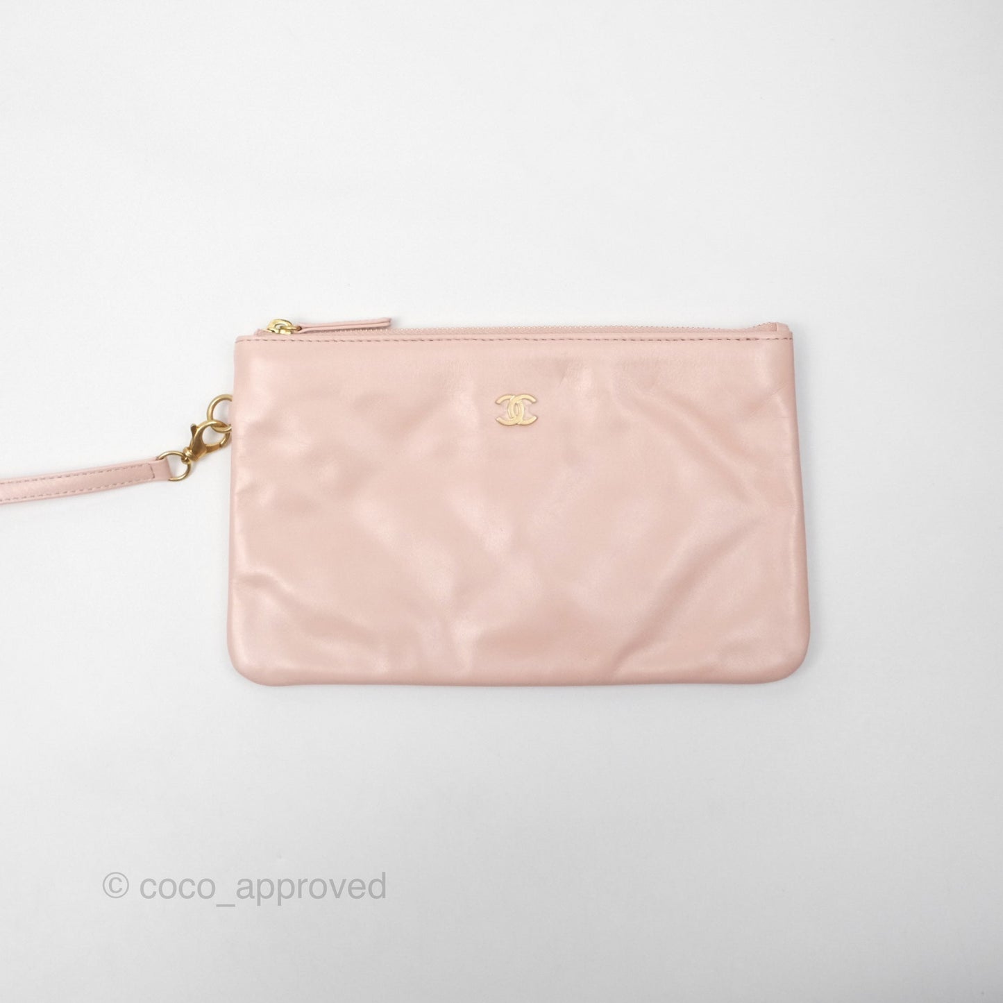 Chanel 22 Small Quilted Pink Shiny Crumpled Calfskin Aged Gold Hardware