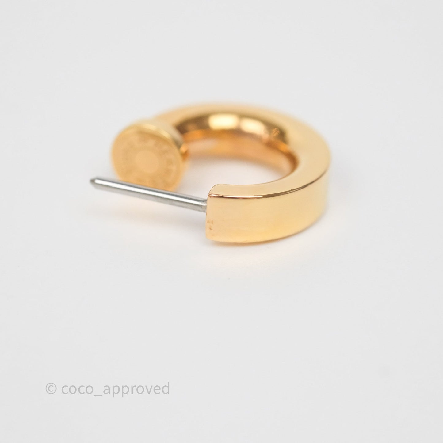 Hermès O'Kelly Earrings Nata I2 Swift Rose Gold Hardware