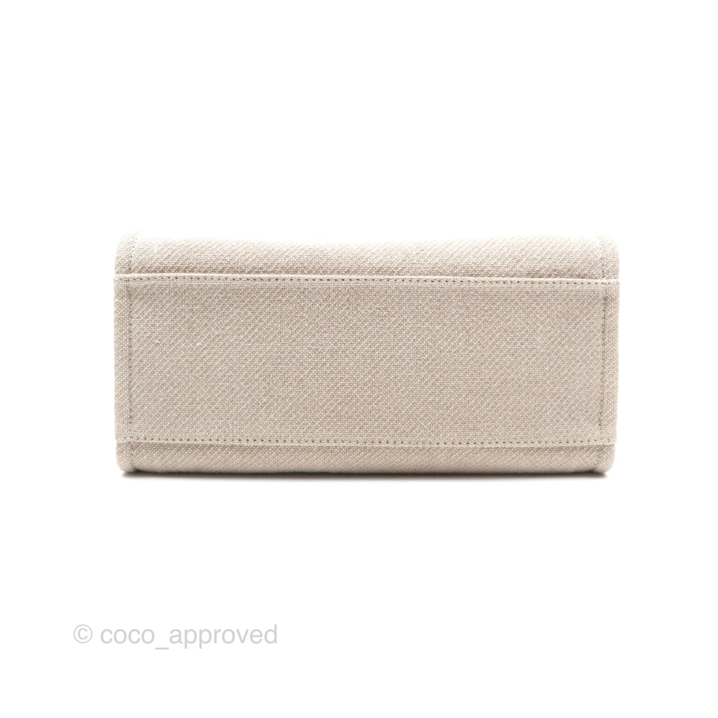 Chanel New Small Deauville Black/Taupe Canvas