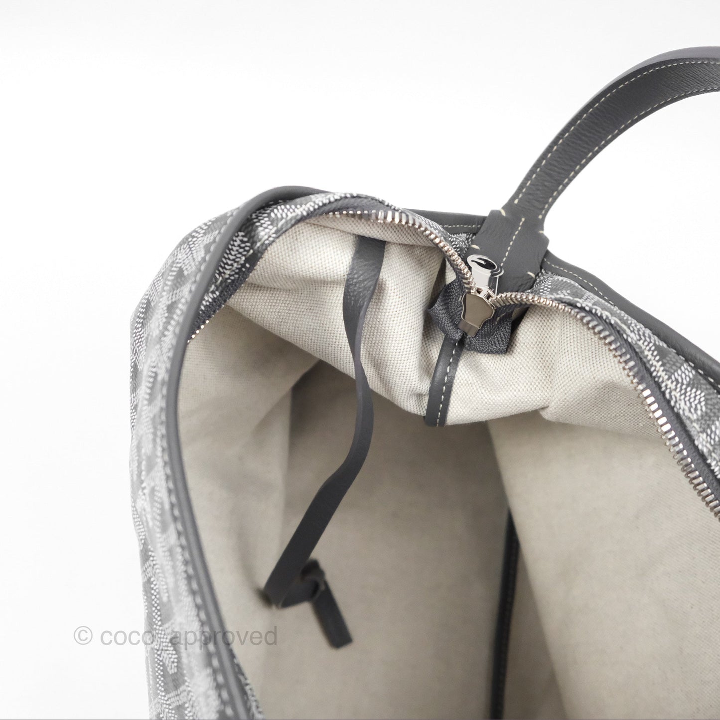 Goyard Bohème Hobo Bag Grey Goyardine Canvas