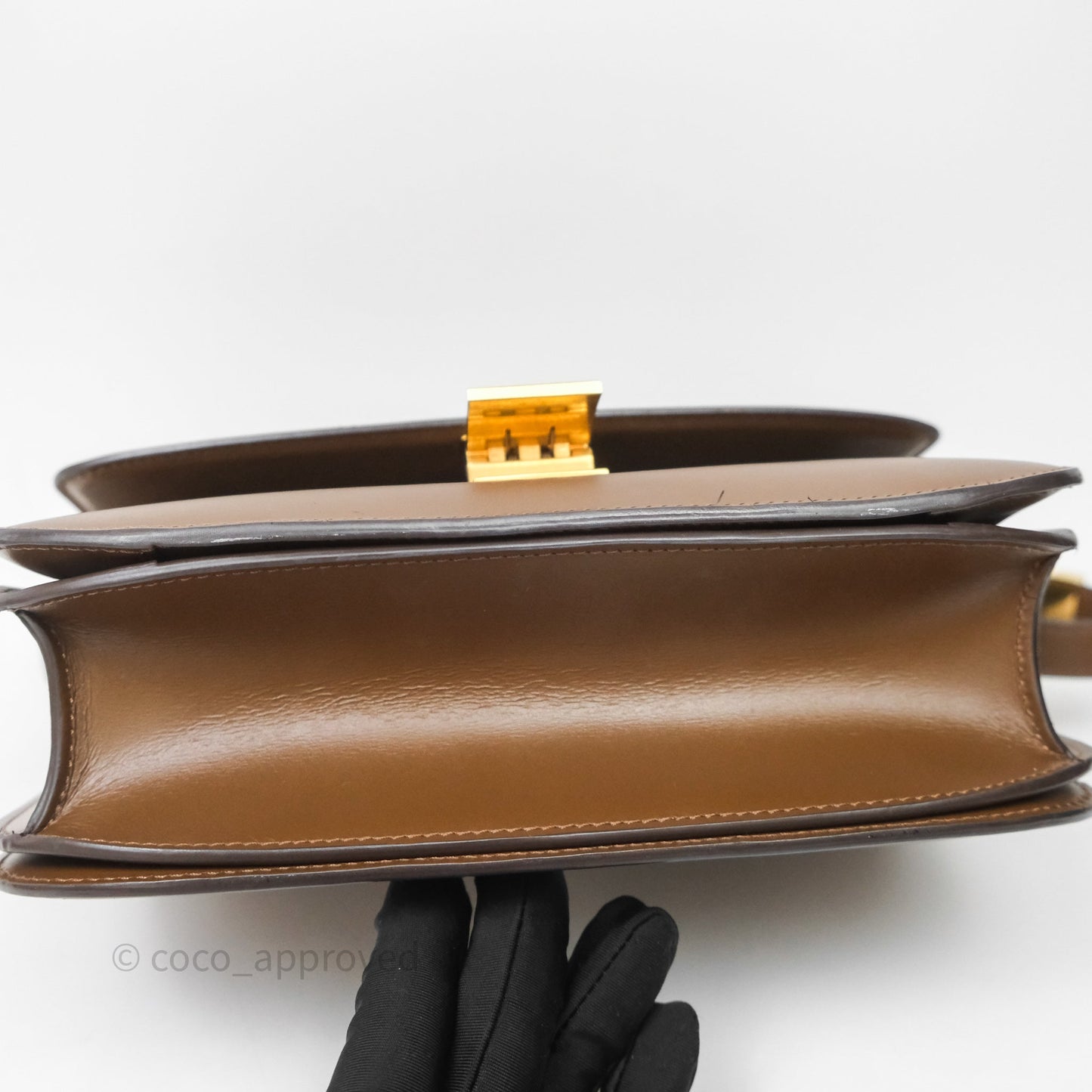 Celine Medium Classic Box Flap Caramel Calfskin