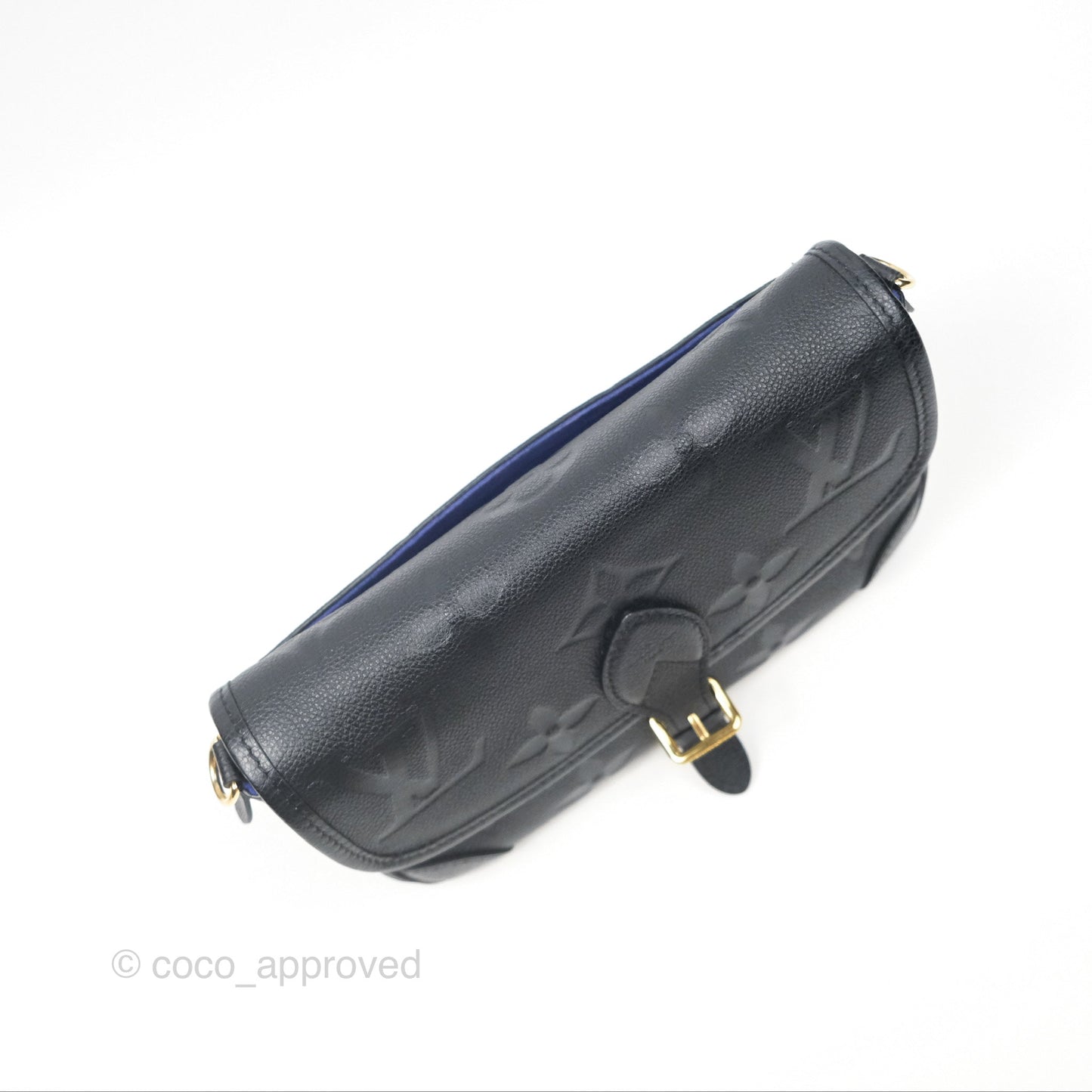 Louis Vuitton Diane Black Monogram Empreinte Leather