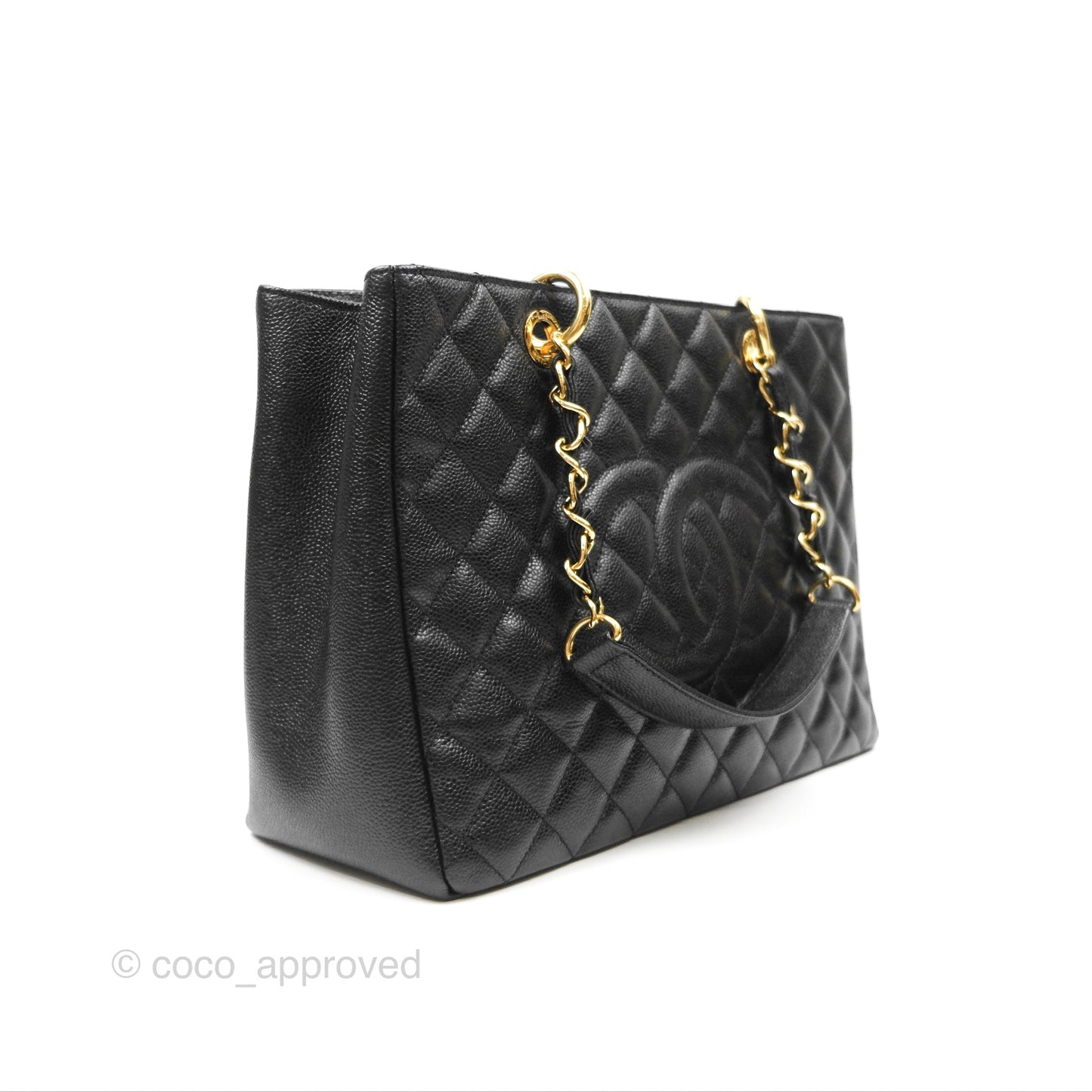 Chanel GST Black Caviar Gold Hardware