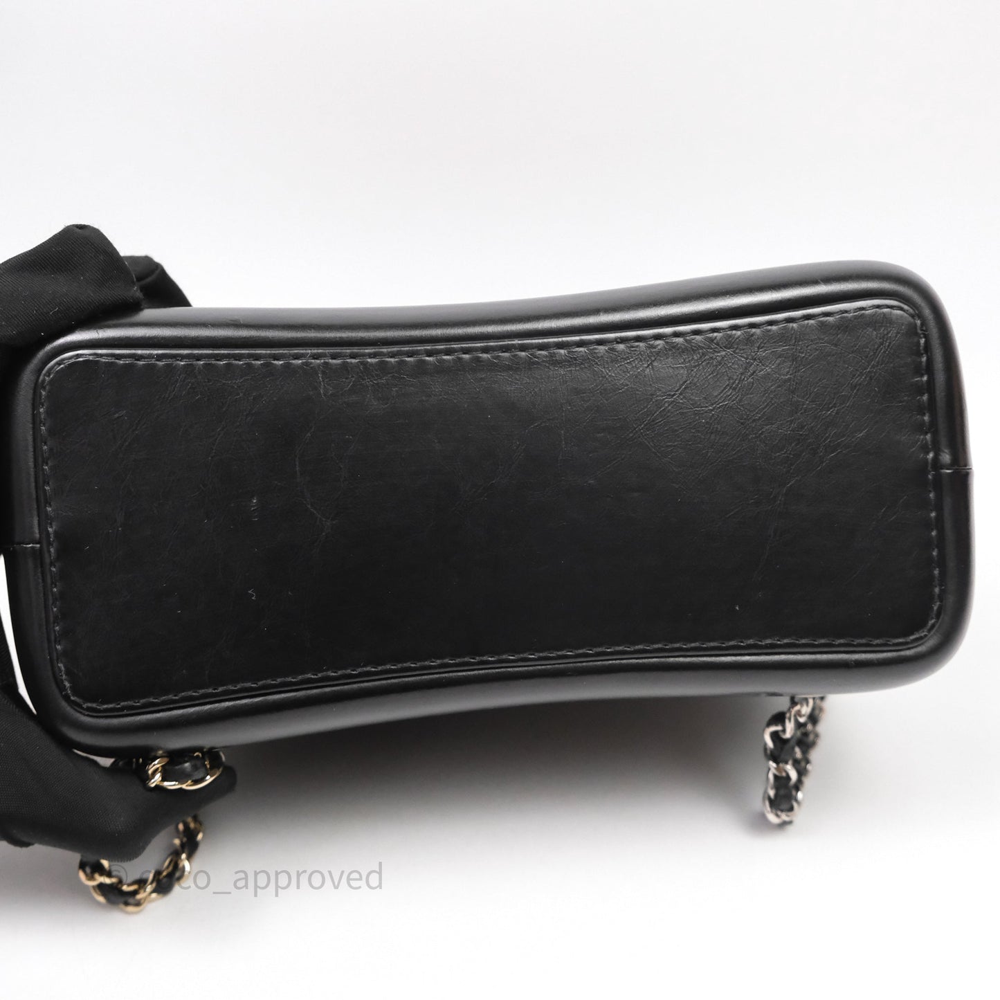 Chanel Small Gabrielle Backpack Black Aged Calfskin