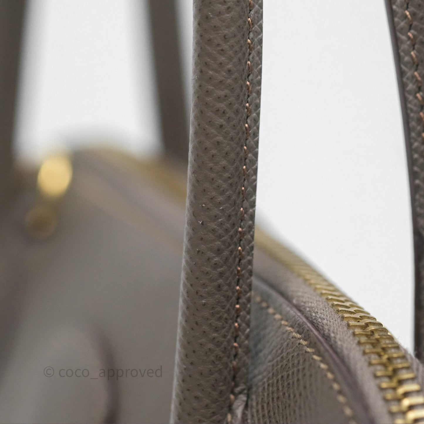 Hermès Bolide 27 Etain 8F Epsom Gold Hardware