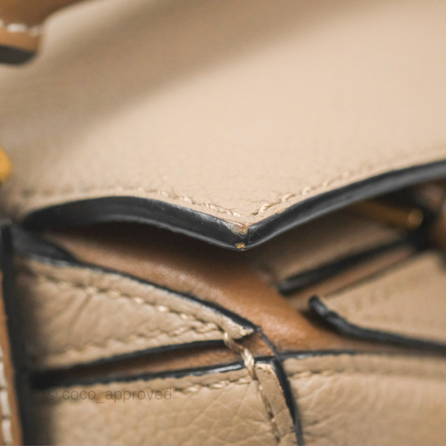 Loewe Small Puzzle Bag Sand Mink Grained Calfskin