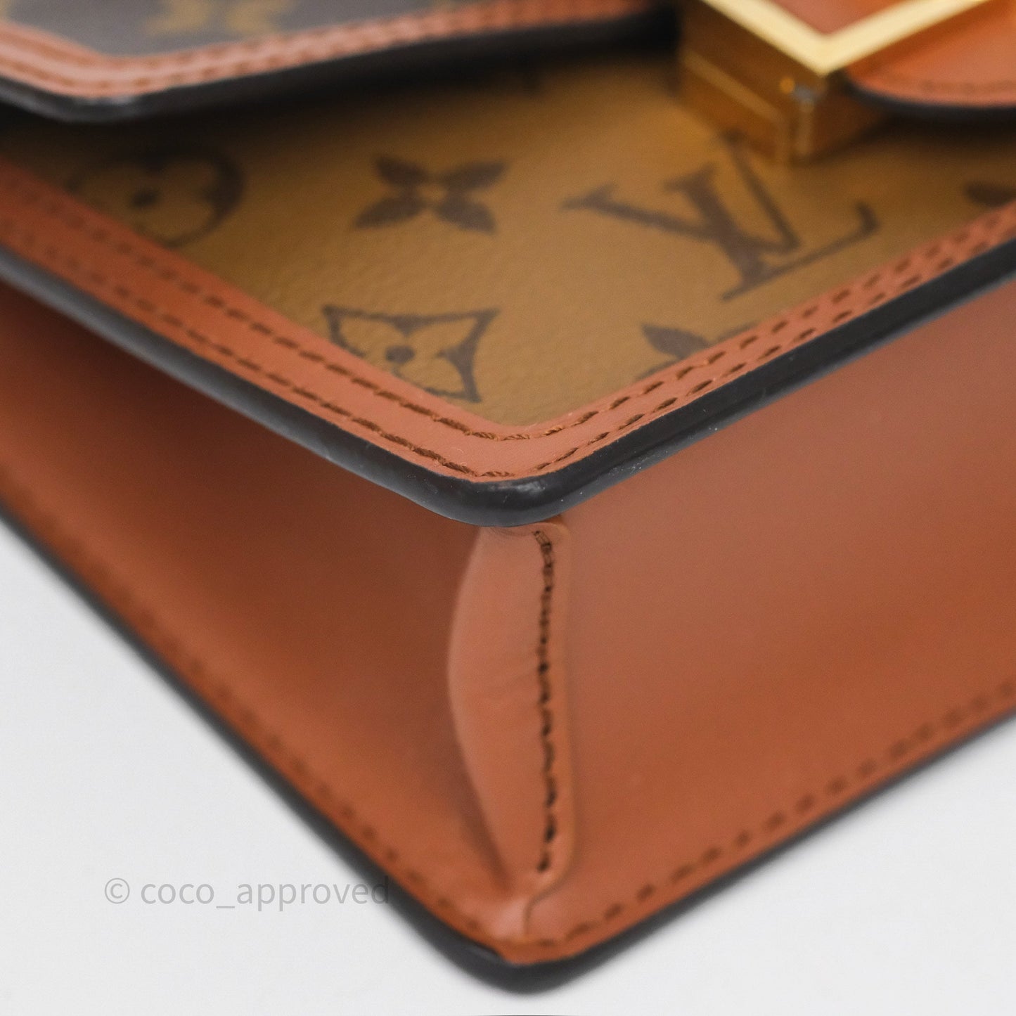 Louis Vuitton Chain Wallet Dauphine Monogram Reverse