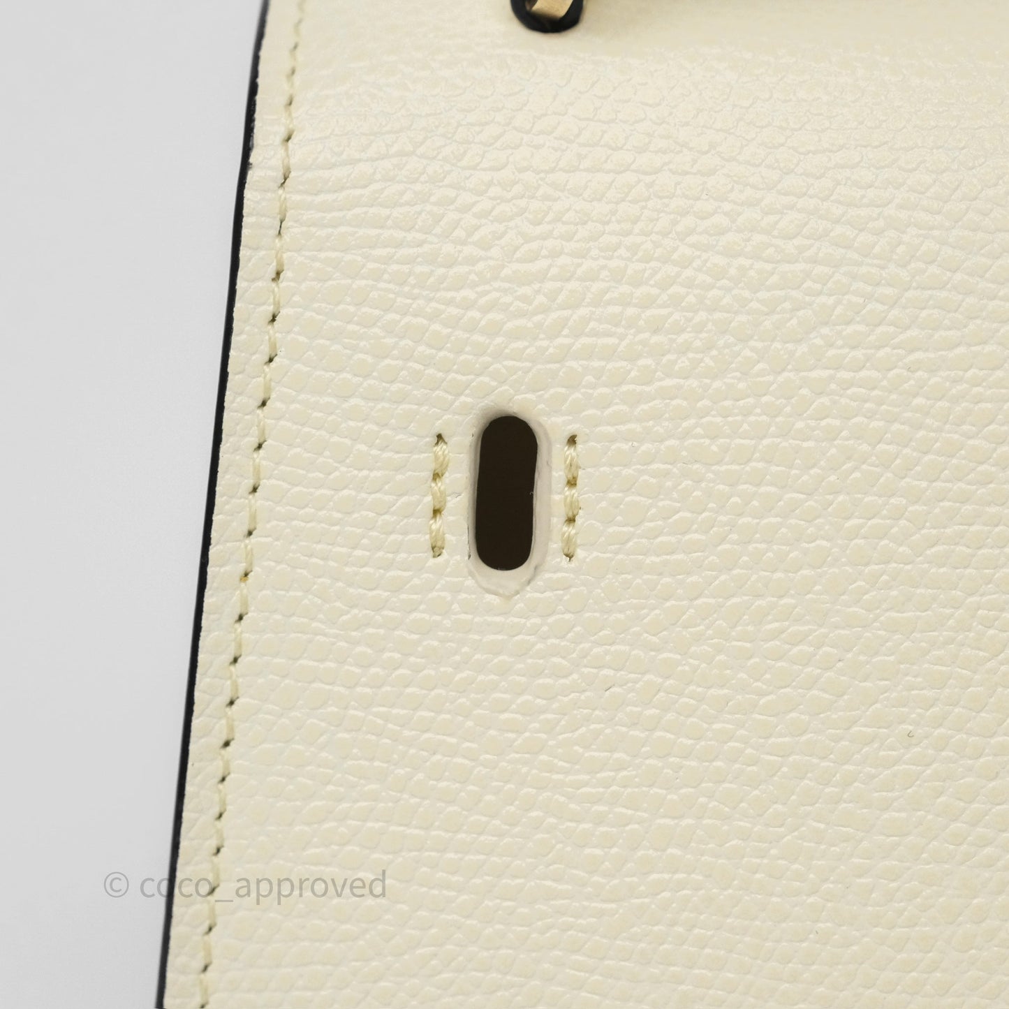 Valextra Iside Belt Bag Pergamena White Calfskin