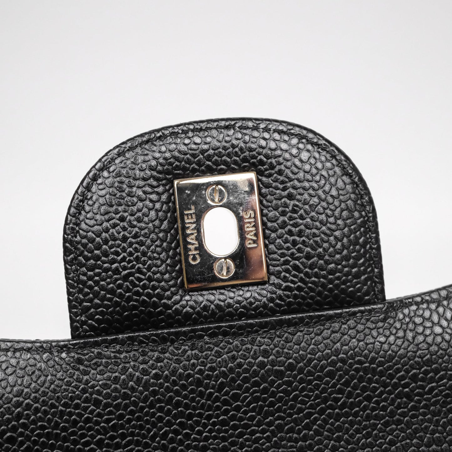 Chanel Jumbo Double Flap Black Caviar Silver Hardware⁣⁣