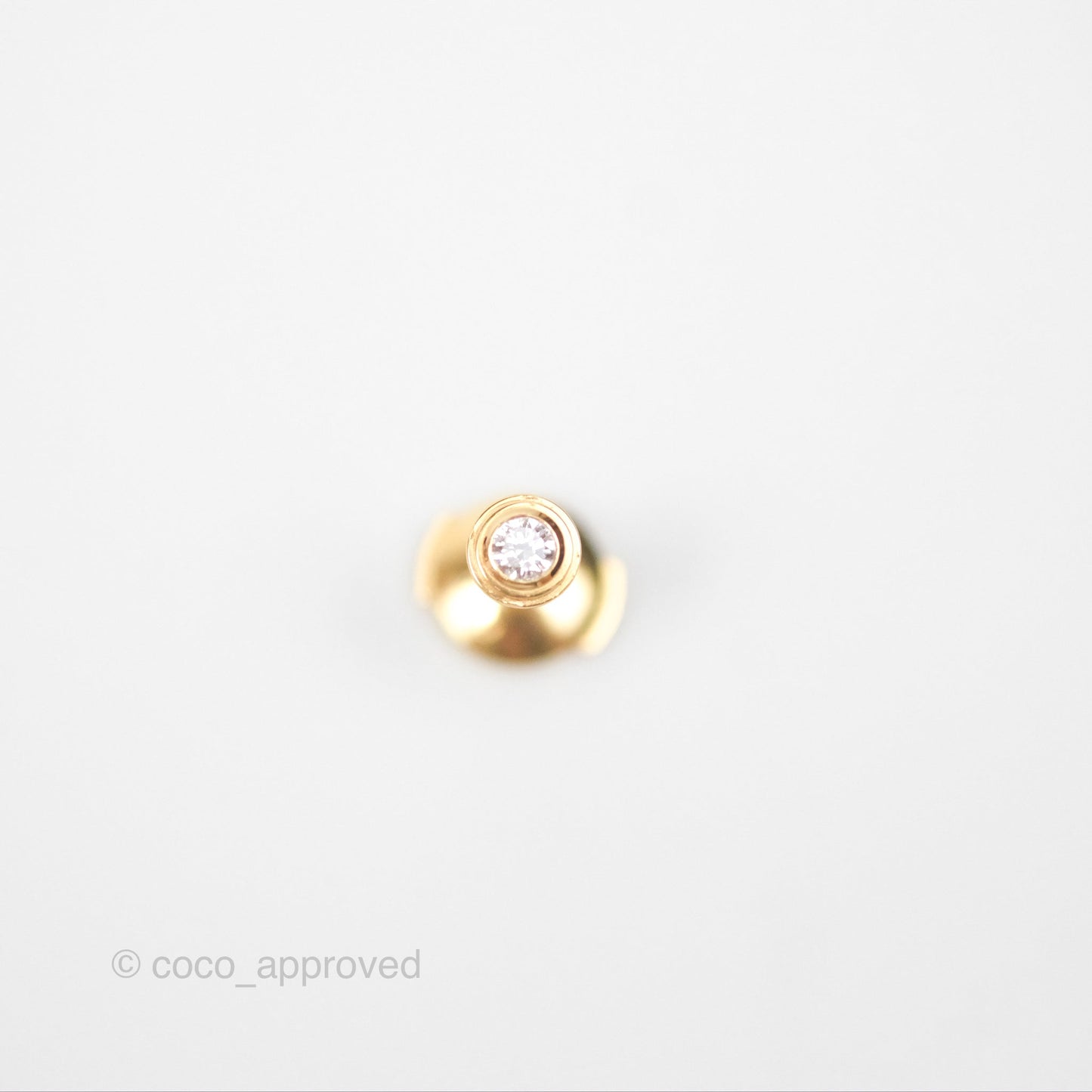 Cartier d'Amour Earrings XS Diamond Yellow Gold