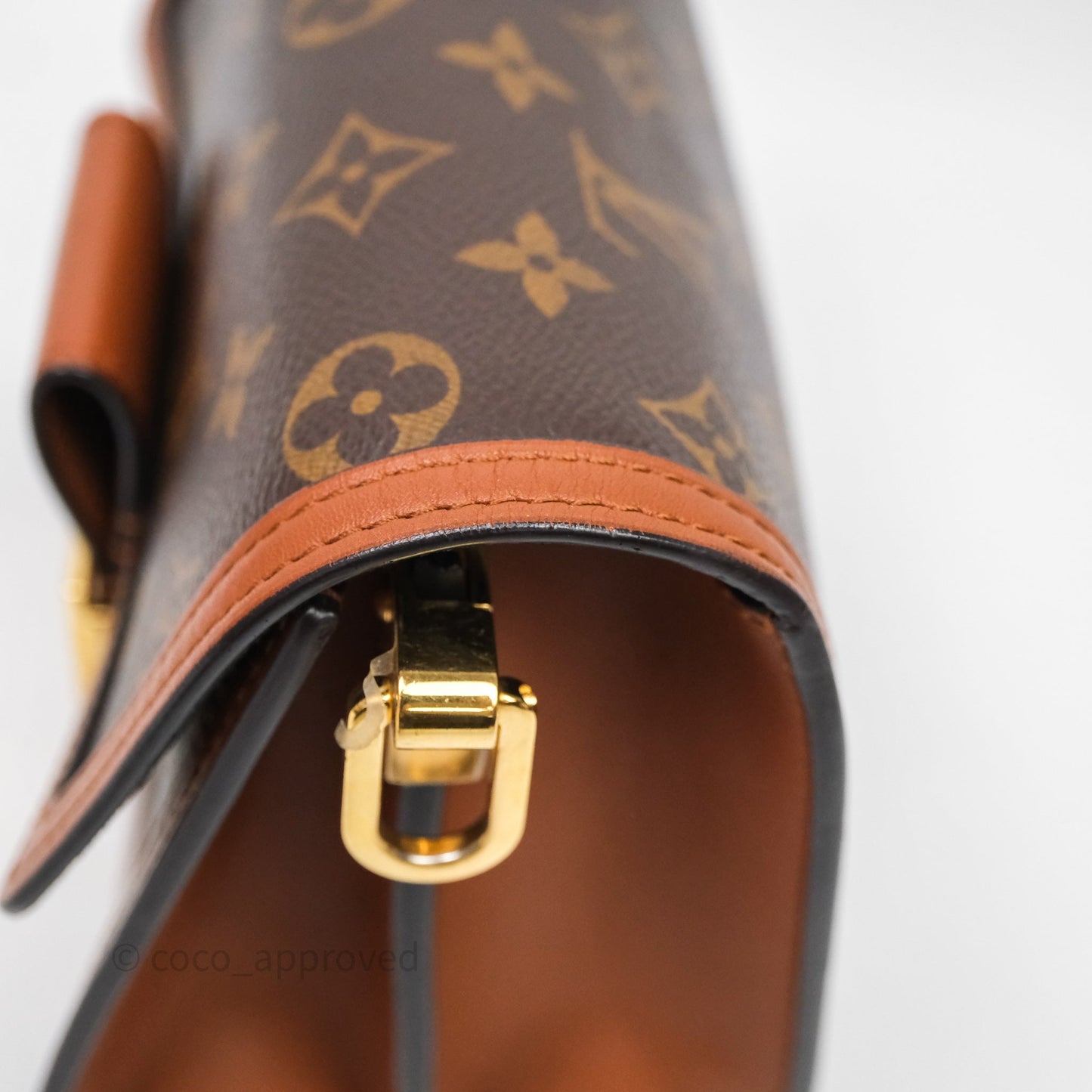 Louis Vuitton Mini Dauphine Monogram Tan Calfskin