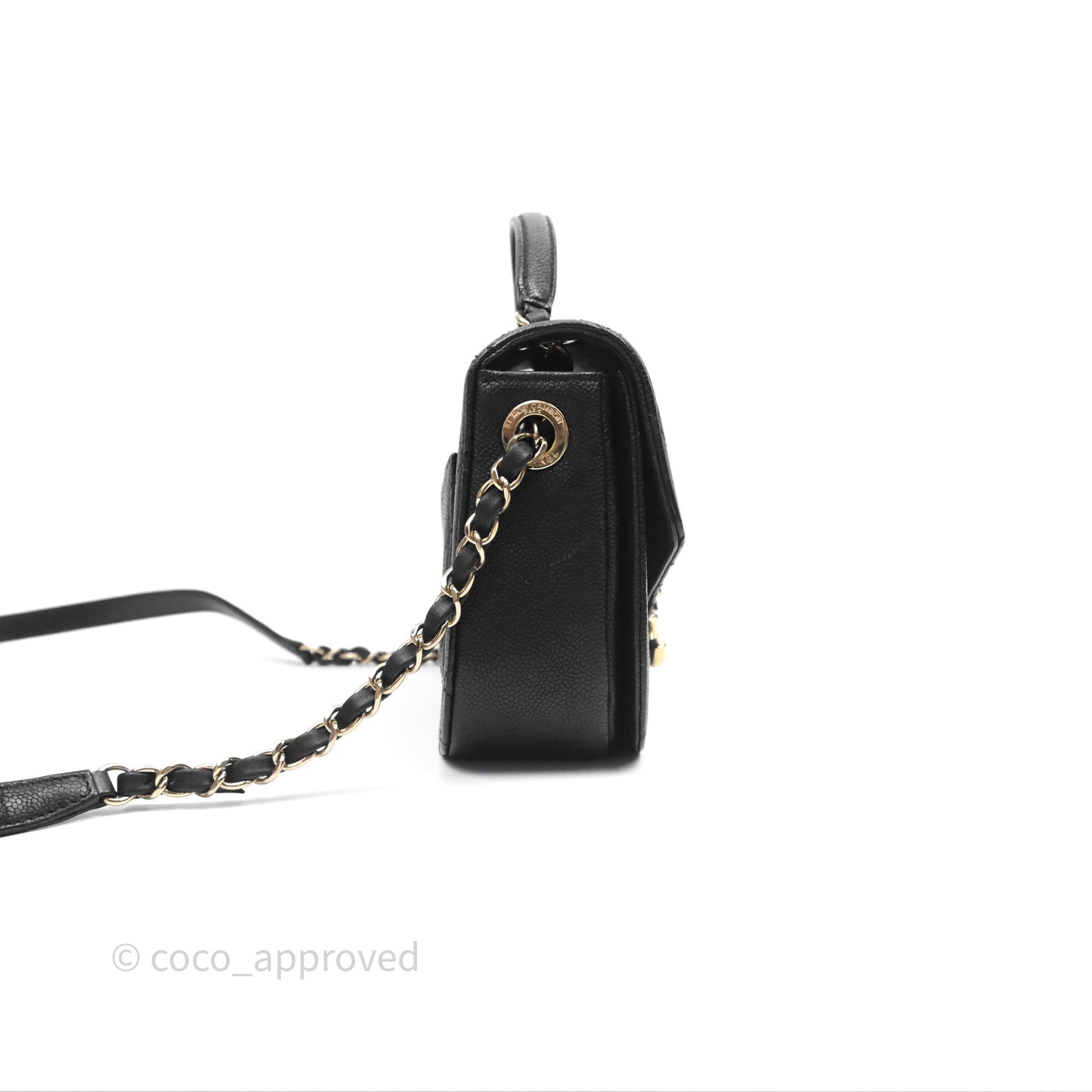 Chanel Small CC Cuba Flap Bag Black Caviar Gold Hardware