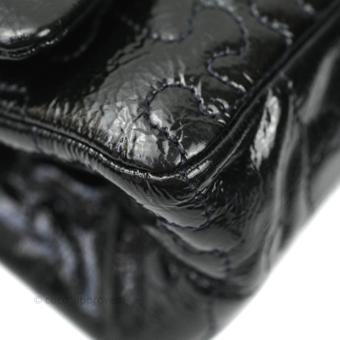 Chanel Puzzle 2.55 Reissue East West Flap Dark Green Patent Gold Hardware
