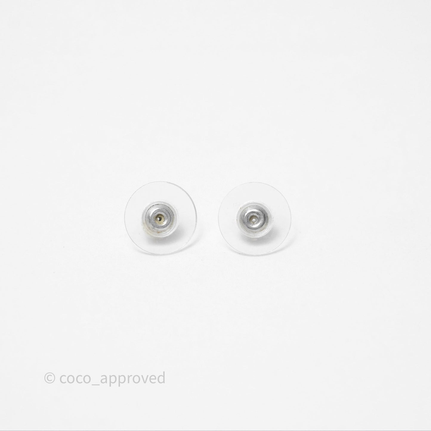 Chanel CC Padlock Resin Drop Earrings 14K