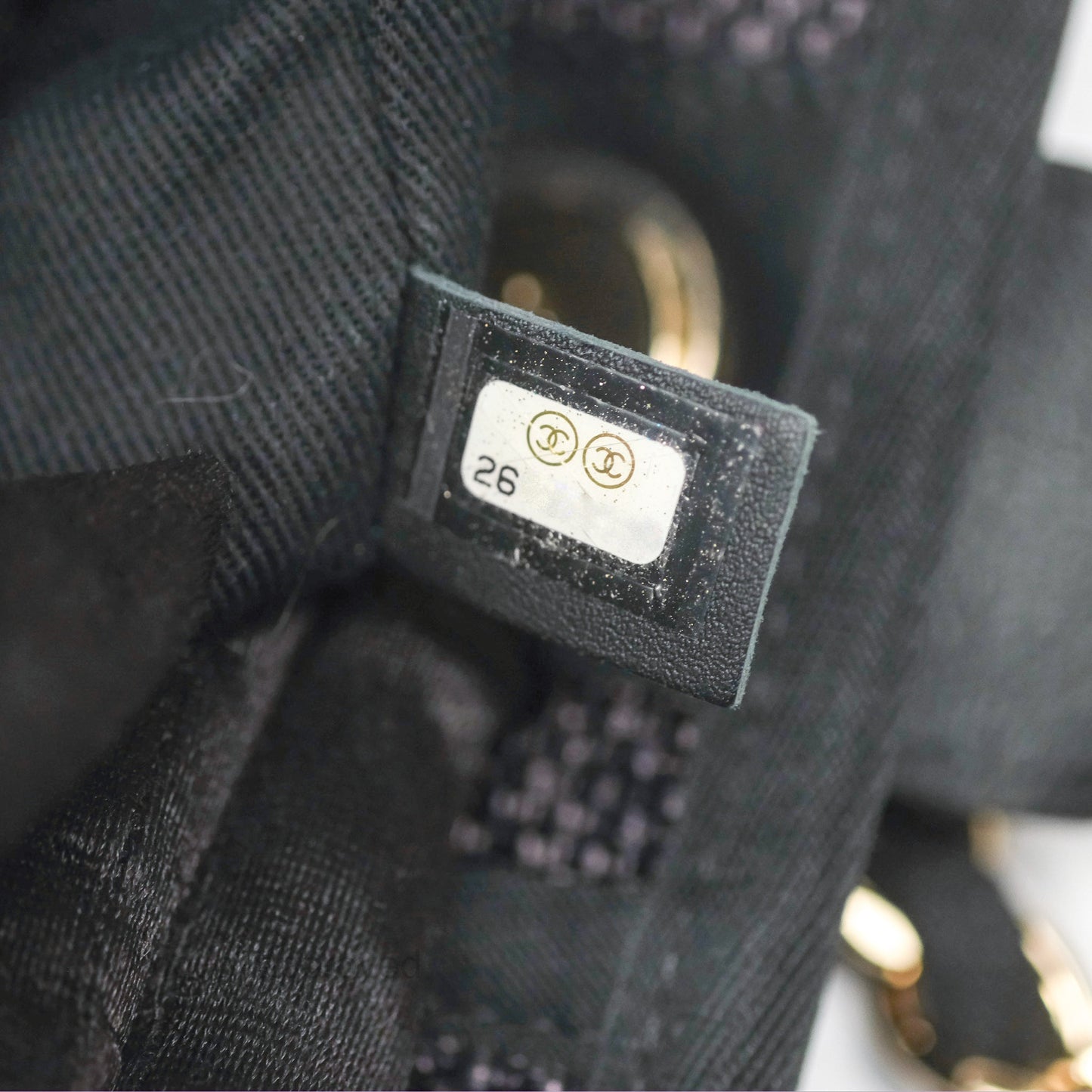 Chanel Large Deauville Black Raffia Gold Hardware