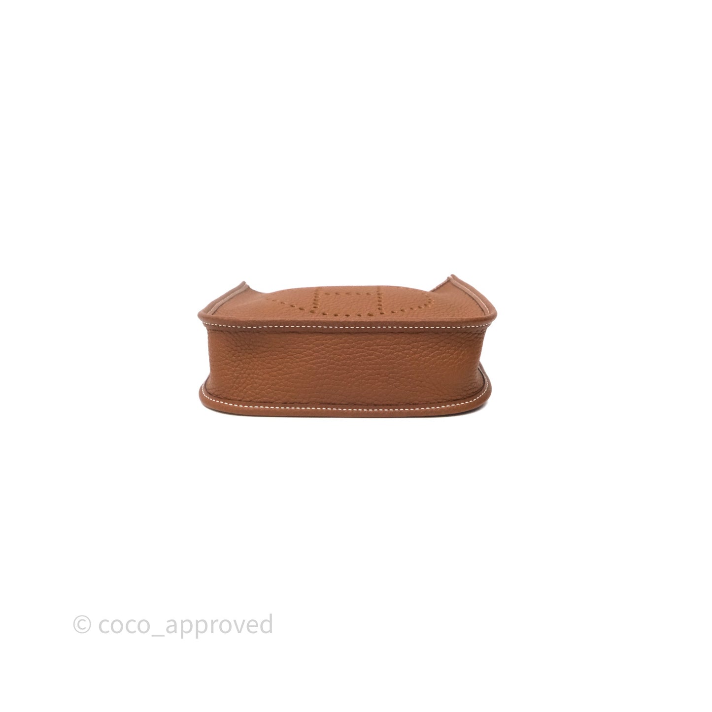 Hermès Mini Evelyne 16 Gold Clemence Gold Hardware