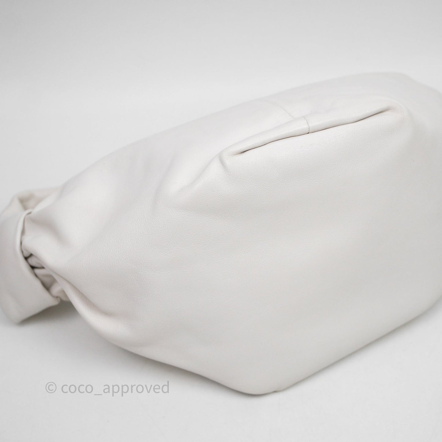 Bottega Veneta Double Knot Leather White Bag