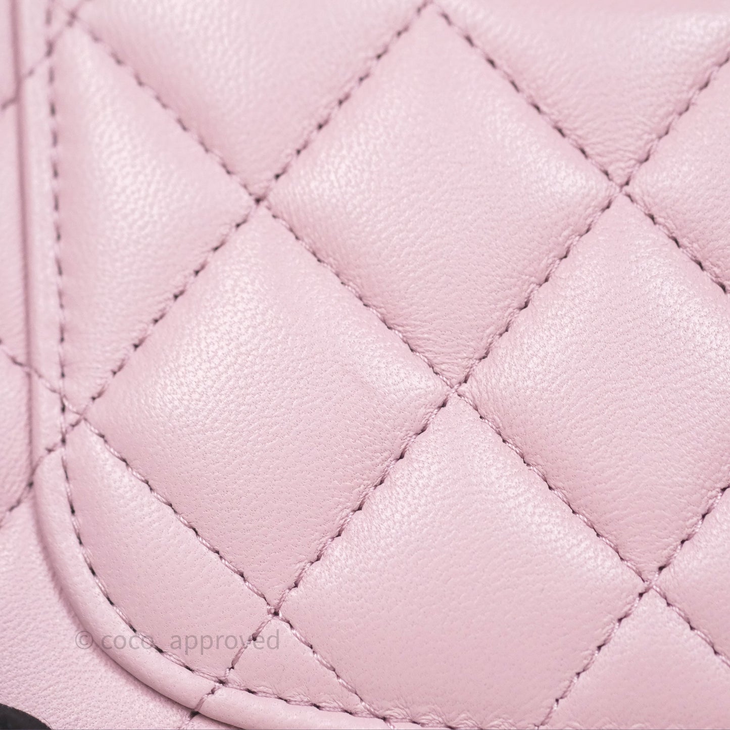 Chanel Top Handle Mini Rectangular Flap Pink Lambskin Gold Hardware