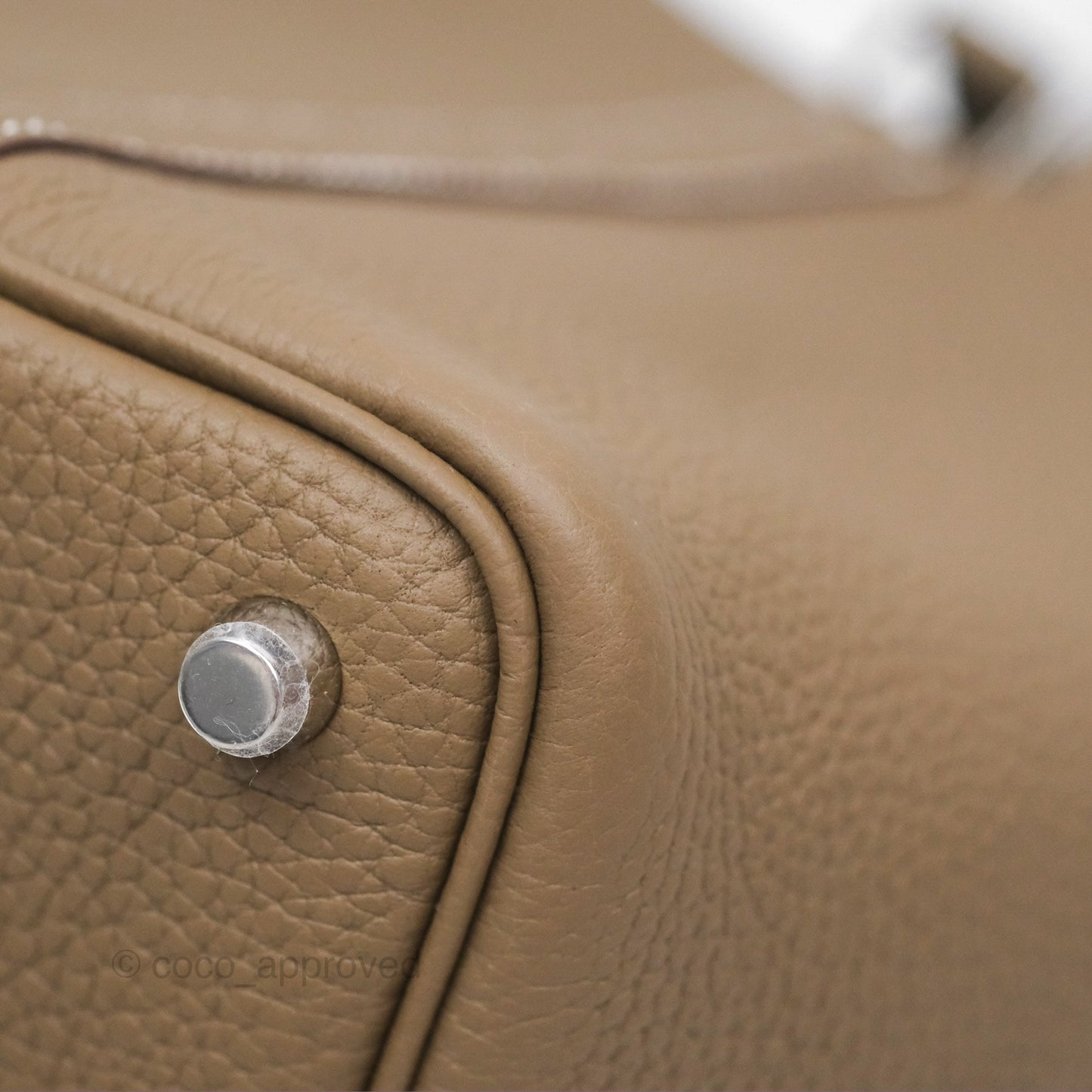 Hermès Picotin Lock 18 Etoupe 18 Clemence Palladium Hardware