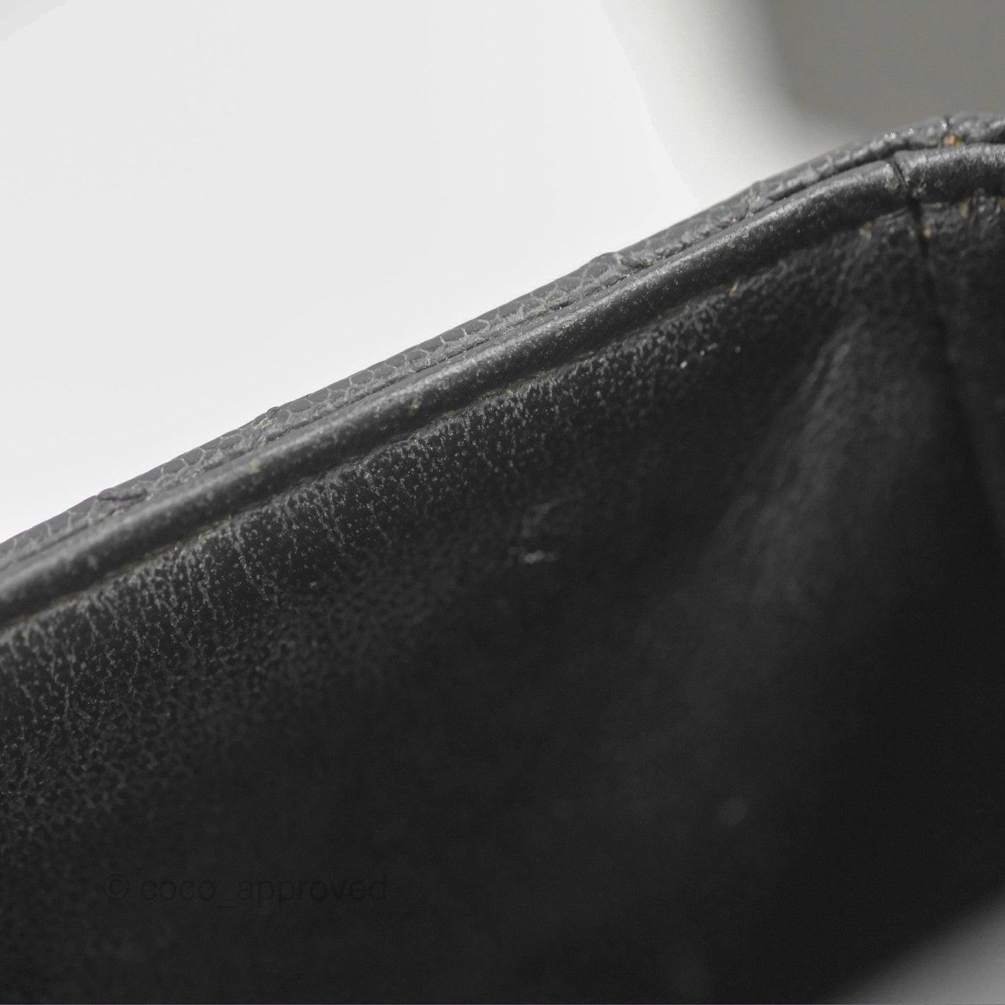 Chanel Mini Square Flap Quilted Black Caviar Gold Hardware