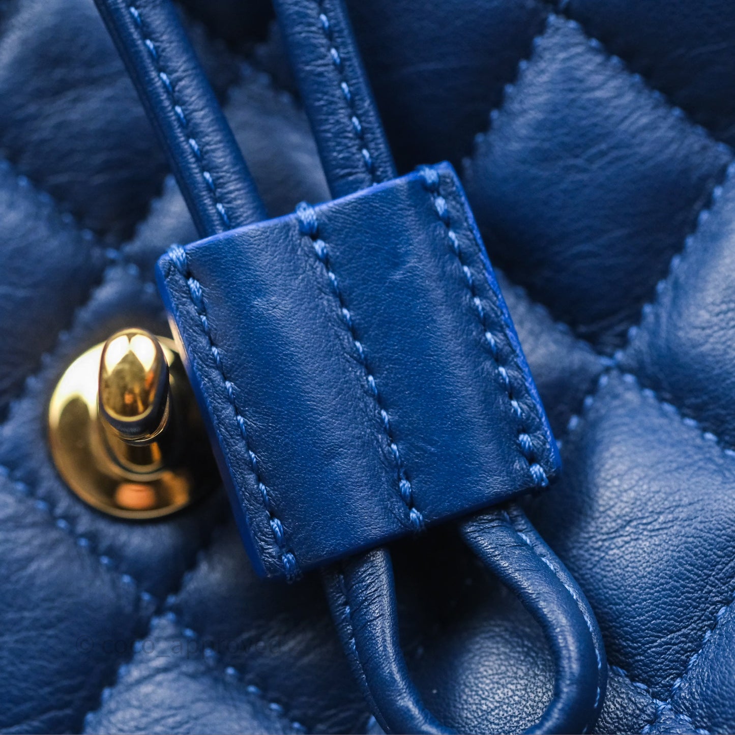 Chanel Quilted Small Urban Spirit Backpack Calfskin Navy Gold Hardware