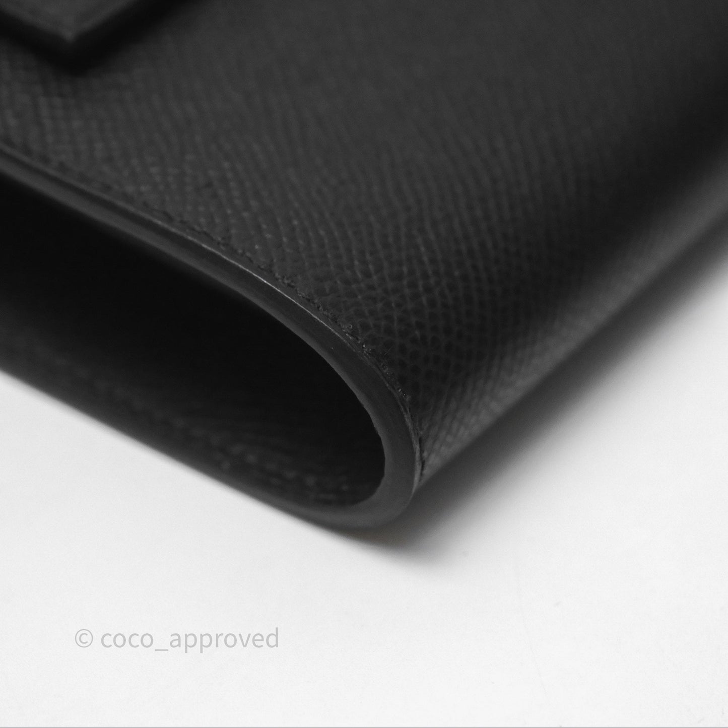 Hermès Kelly To Go Wallet Noir 89 Black Epsom Gold Hardware