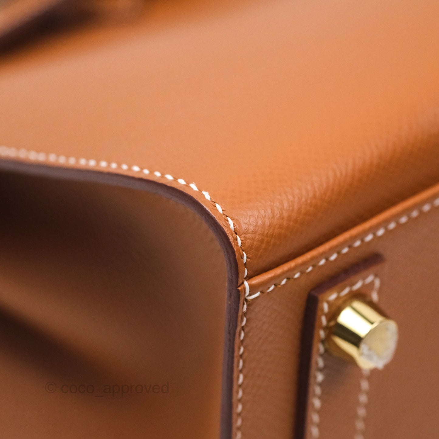 Hermes Birkin 25 Sellier Gold 37 Epsom Gold Hardware