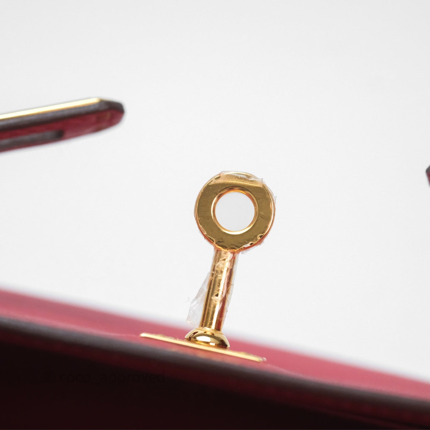 Hermès Kelly II 25 Retourne Swift Rouge Piment 5X Gold Hardware