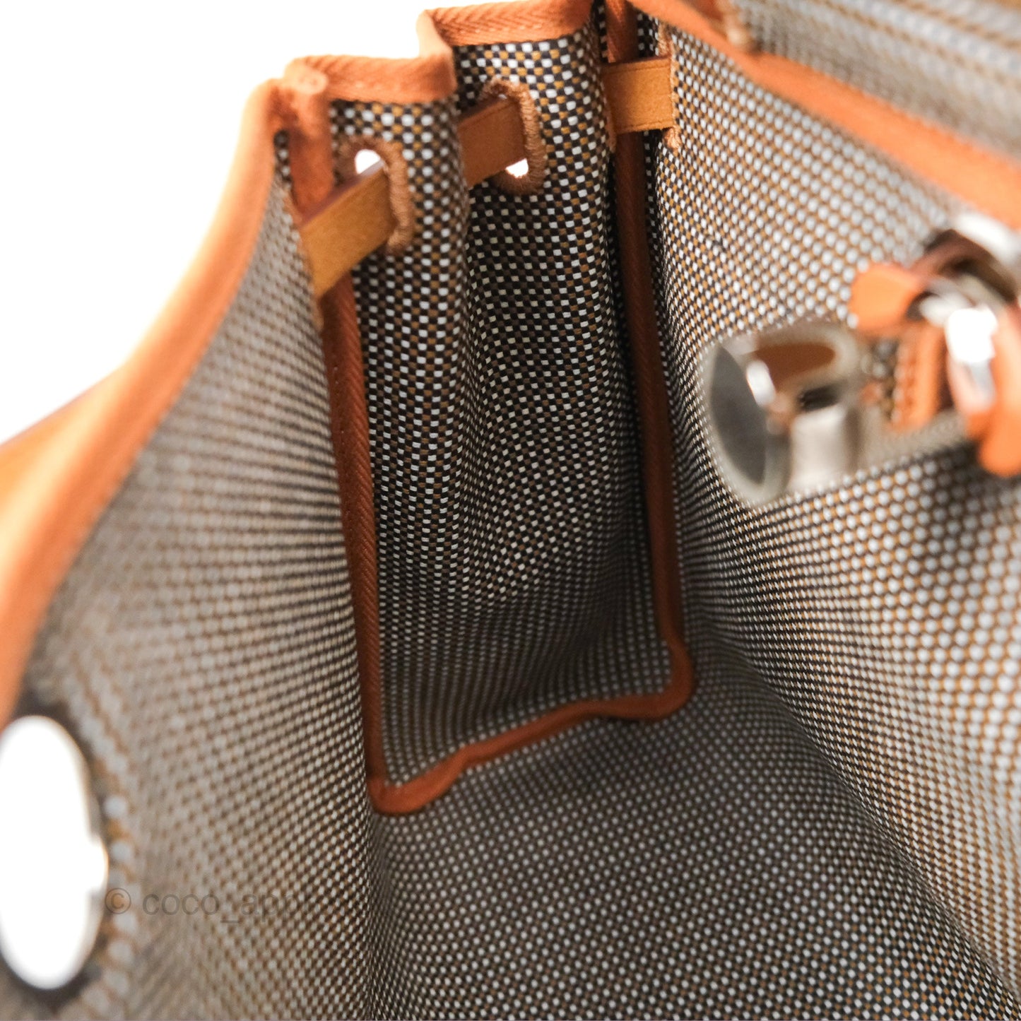 Hermès Herbag Zip 31 Natural Vache Hunter Black Toile GM Palladium Hardware