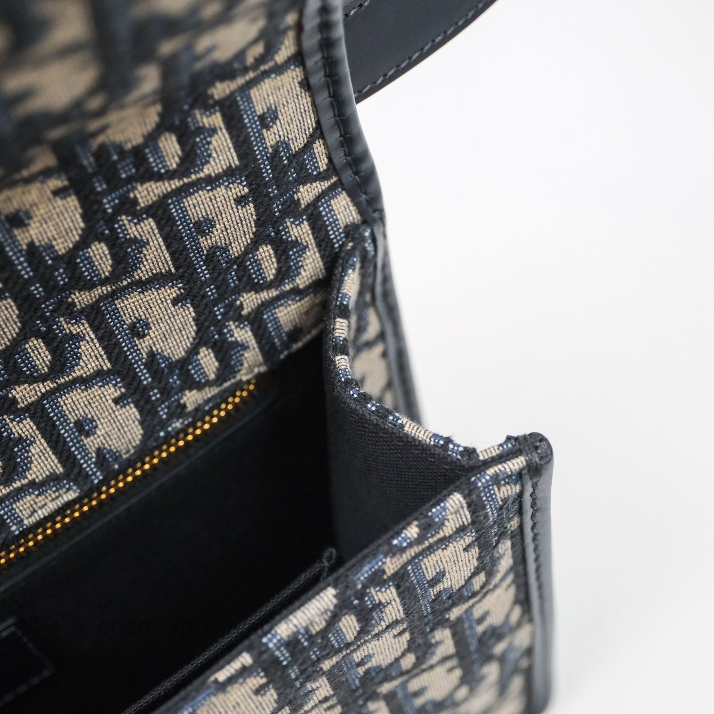 Christian Dior Small 30 Montaigne Bag Blue Dior Oblique Jacquard
