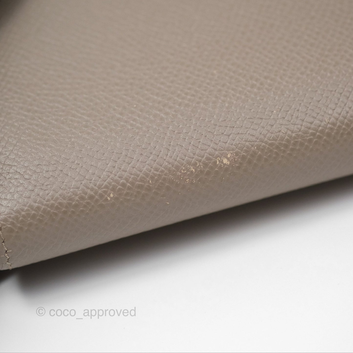 Hermès Kelly Wallet Gris Asphalte M8 Epsom Gold Hardware