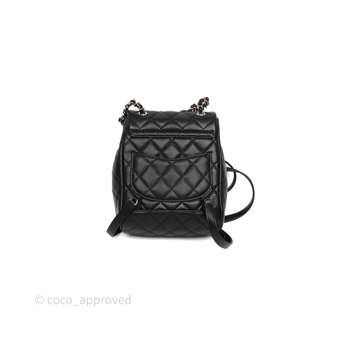 Chanel Urban Spirit Mini Black Caviar Backpack Gold Hardware