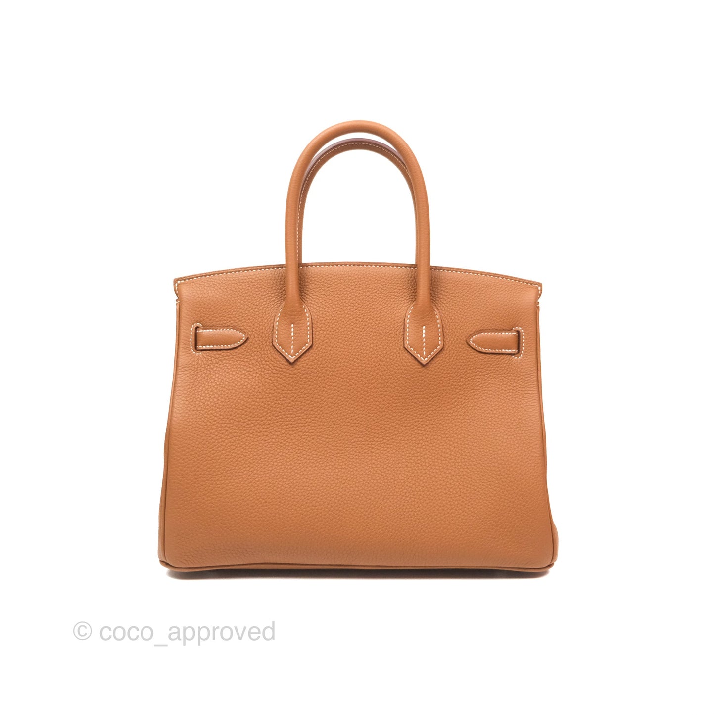 Hermès Birkin 30 Retourne Gold 37 Togo Palladium Hardware