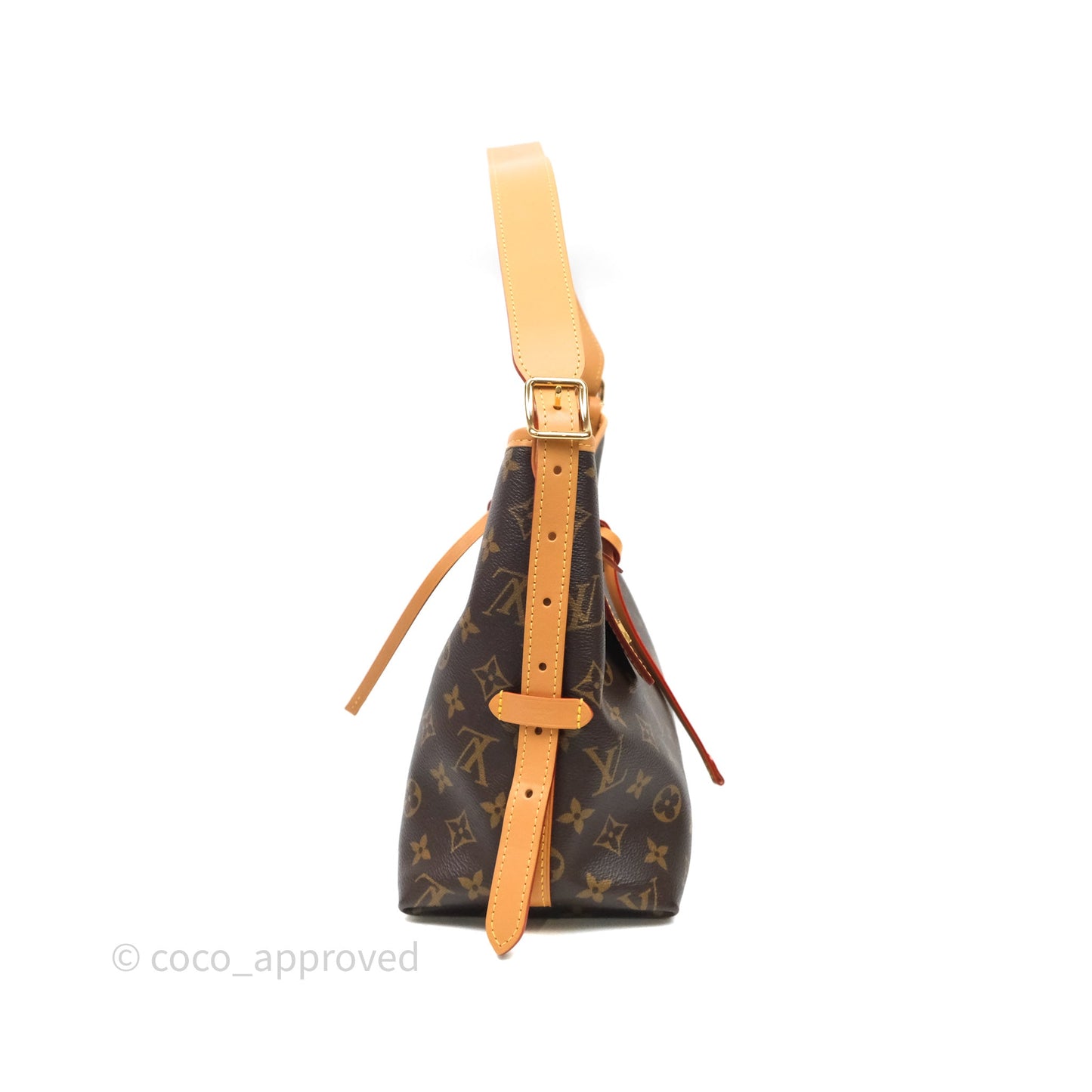 Louis Vuitton Carry All PM Shoulder Bag Monogram Canvas