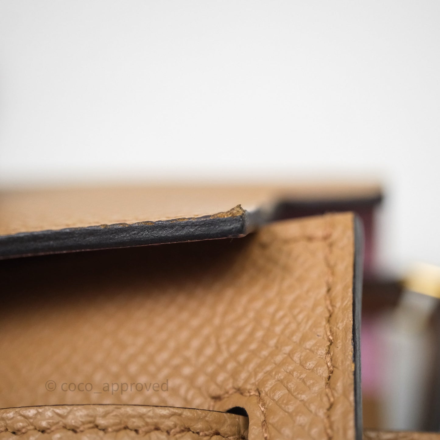 Hermès Kelly To Go Wallet Chai 0M Epsom Gold Hardware