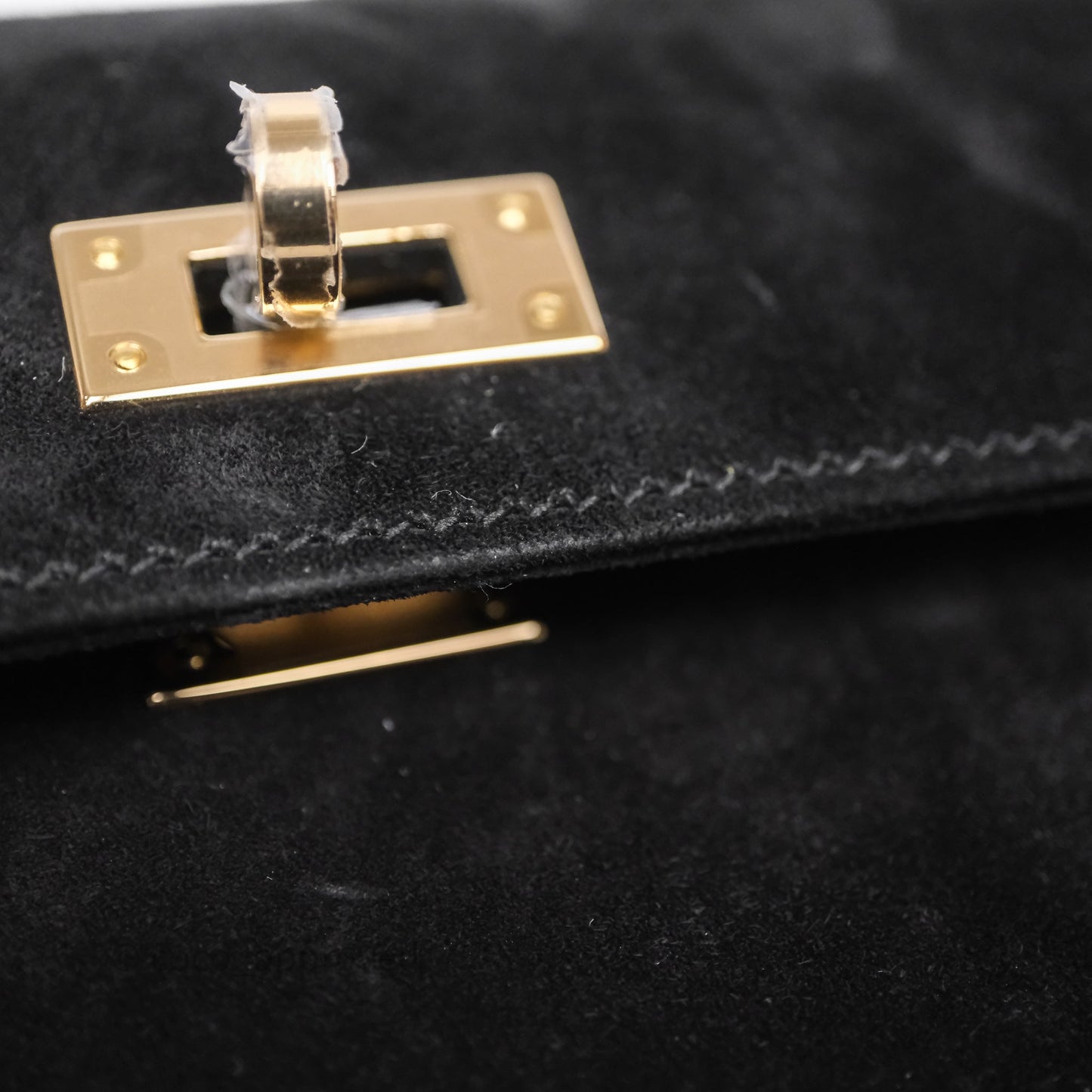 Hermès Kelly Elan Black Noir 89 Doblis Gold Hardware