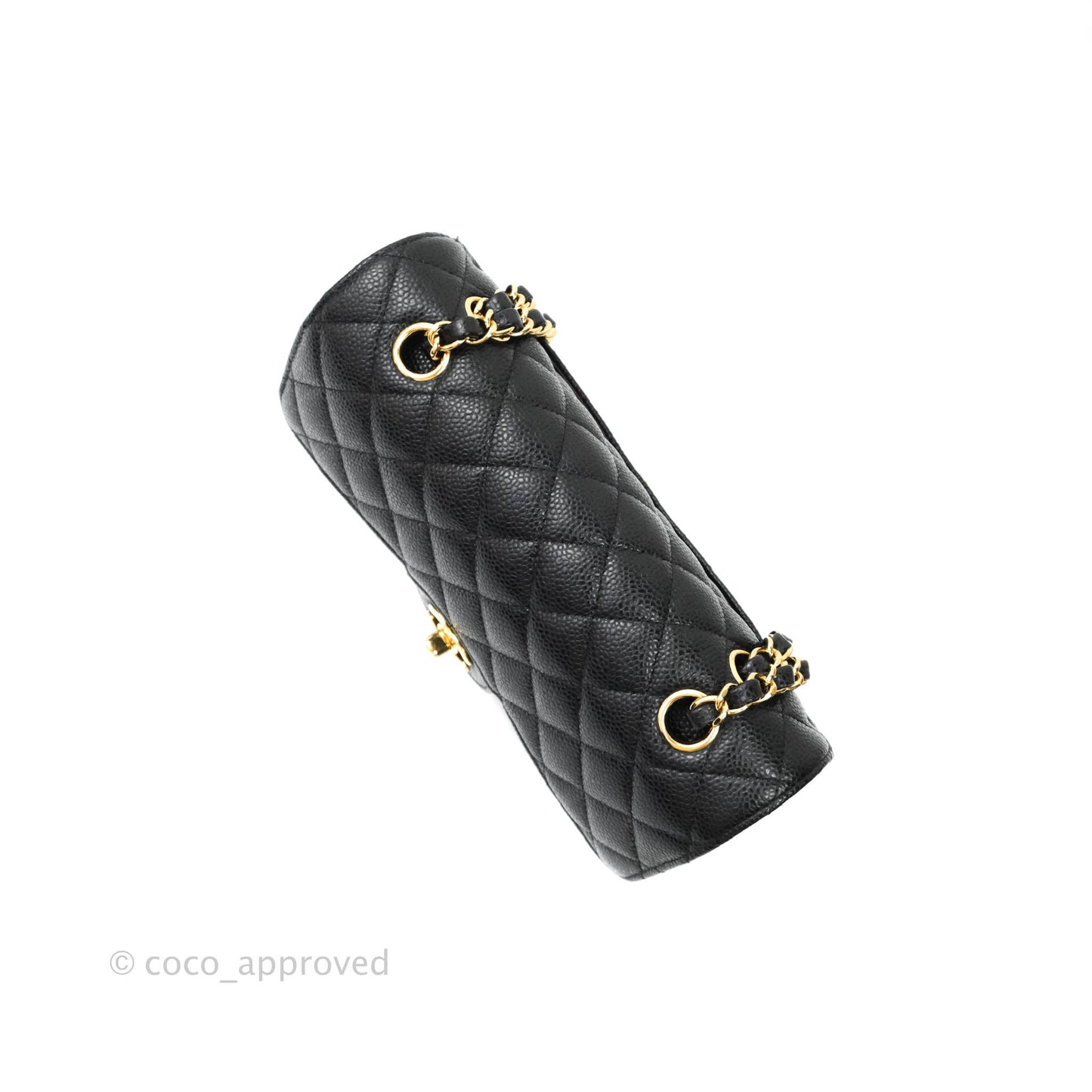 Chanel Classic Small S/M Flap Black Caviar Gold Hardware