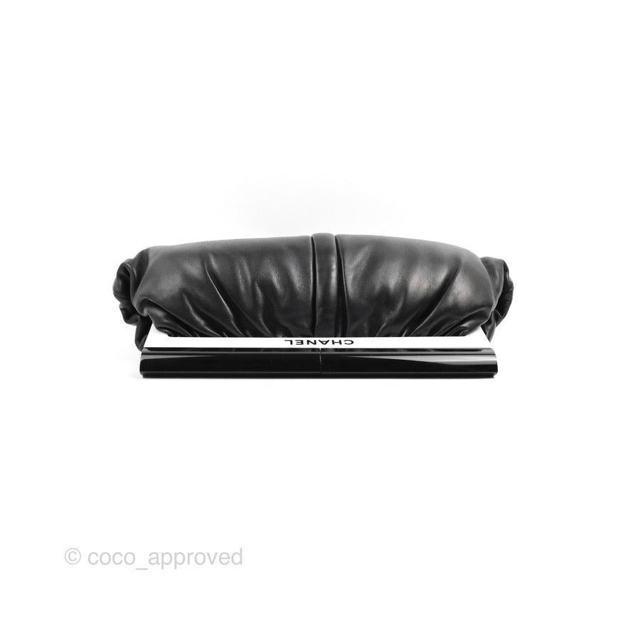 Chanel Puffy Clutch Black